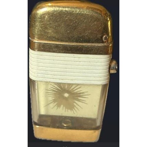 Vintage Starburst Pattern Cigarette Lighter