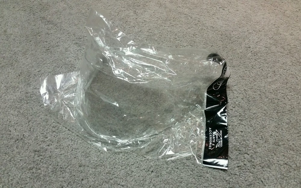 Z1R Eclipse modular motorcycle helmet visor shield 0130-0156