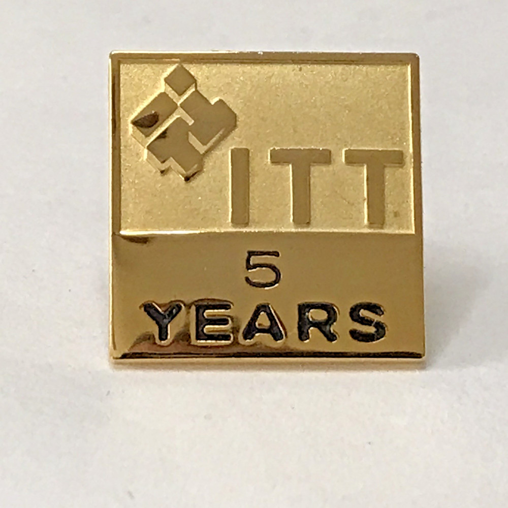 ITT 5 Years Employee Service Award Pin (S3)