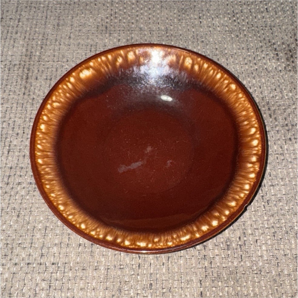 Vintage McCoy Brown Drip Glaze Bowl