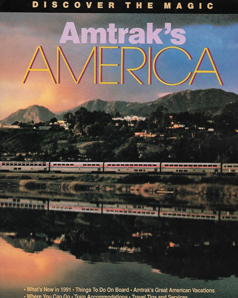 AMTRAK S AMERICA DISCOVER THE MAGIC 1991 BOOKLET