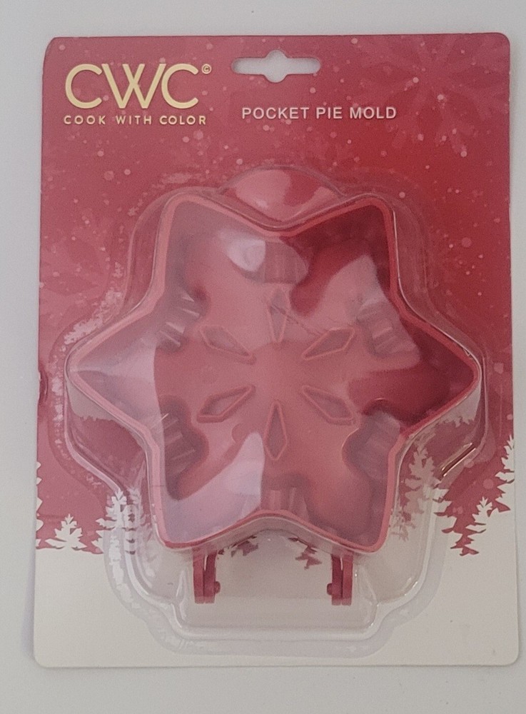 NIP Snowflake Shape Pocket Pie Mold