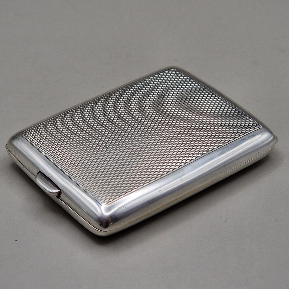 Sterling Silver Engine Turned Matchbook Case by Cohen & Charles 1928