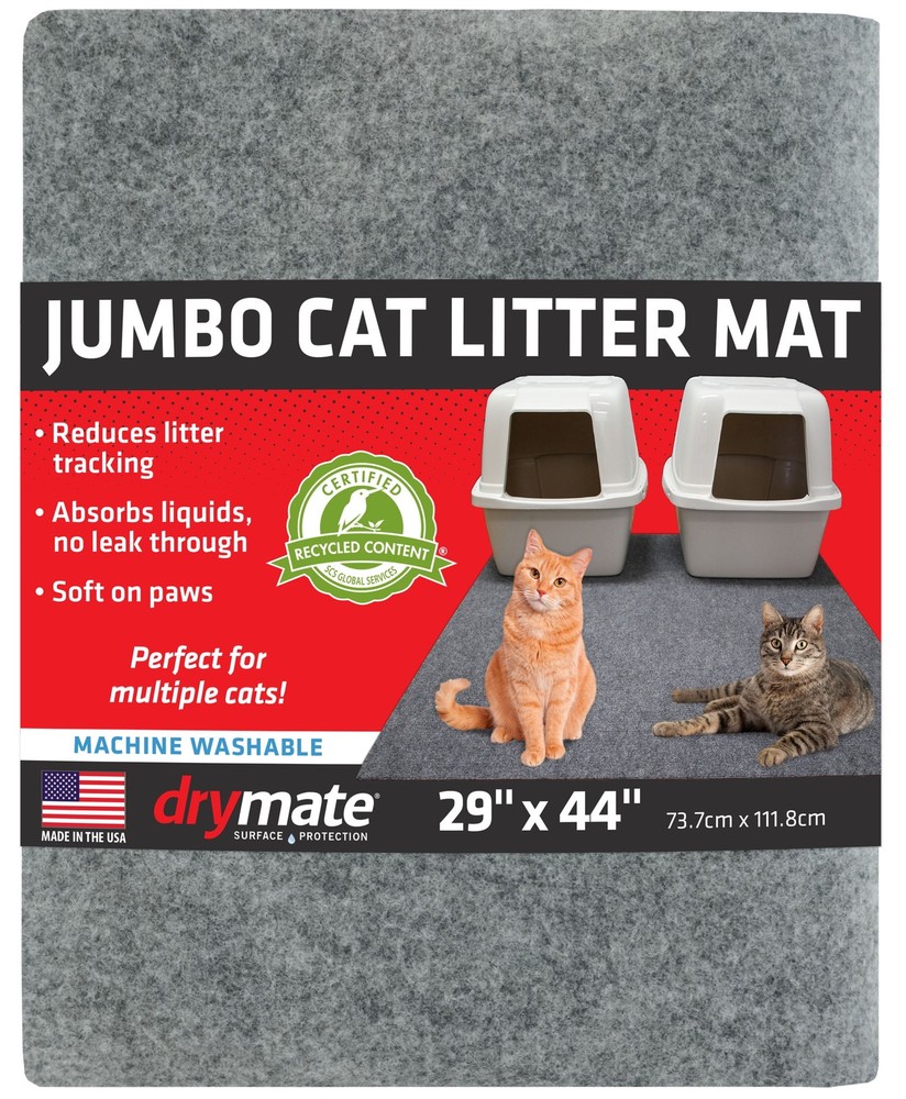 Drymate Jumbo Cat Litter Box Mat - 100% Phthalate