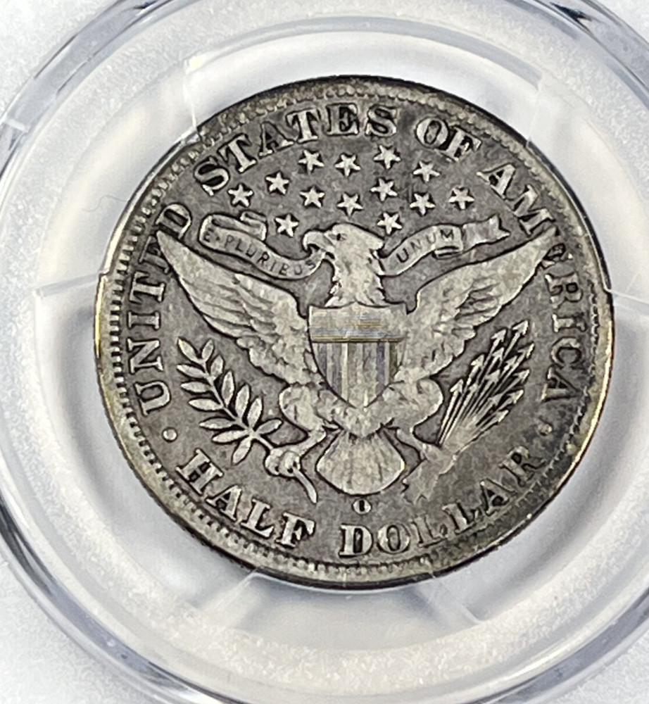1898-O Barber Half Dollar : PCGS VF25