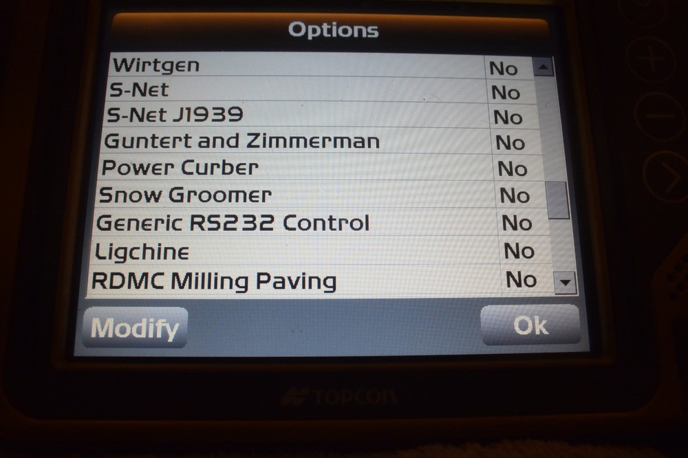 Topcon SmartGrade Control Panel Model GX-55 MANY OPTIONS #233