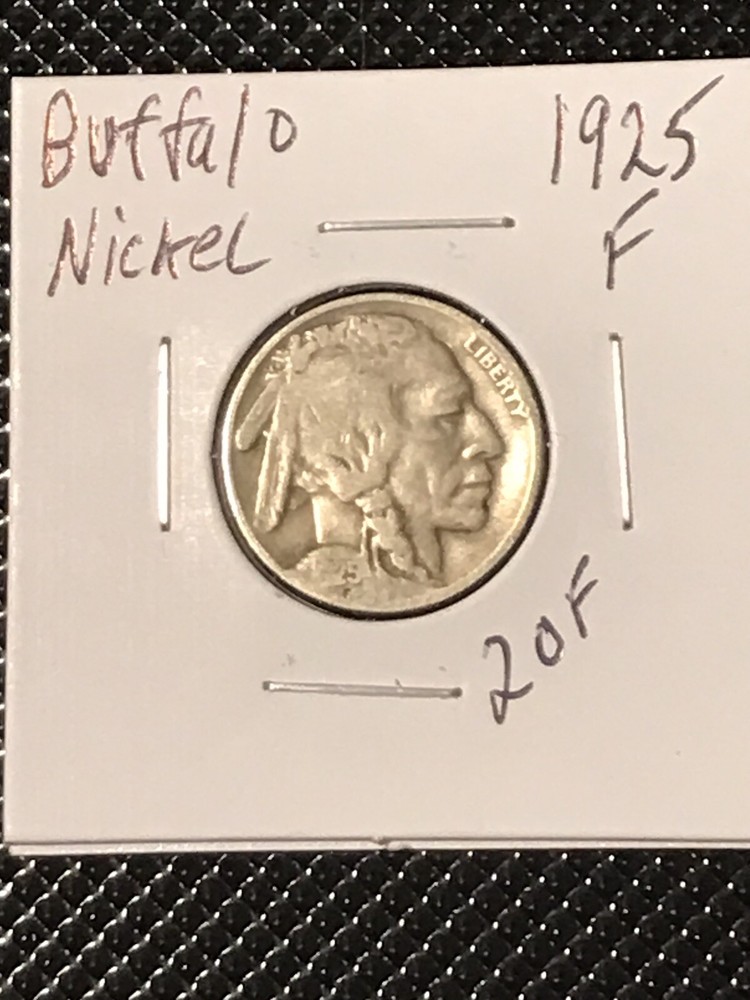 1925 Buffalo Nickel F