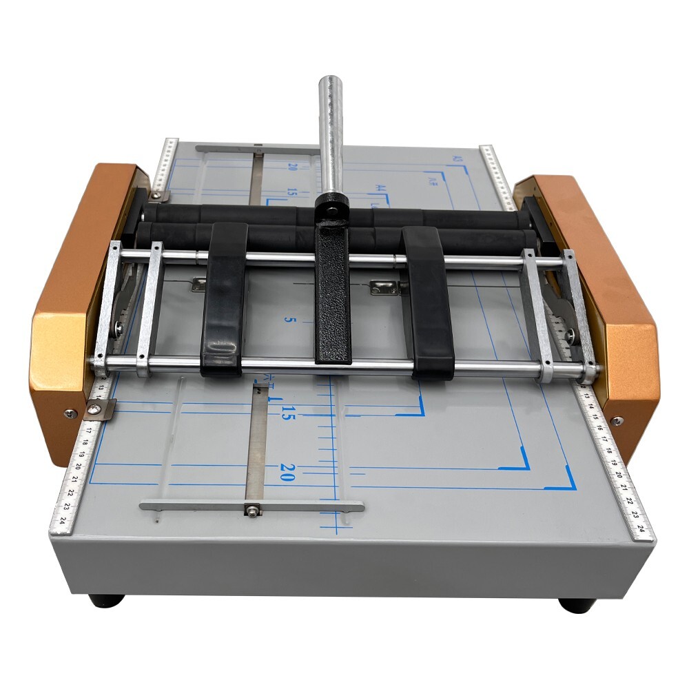 Automatic Booklet Maker Folding Binding Machine A3 Office Coated Paper 60W 110V