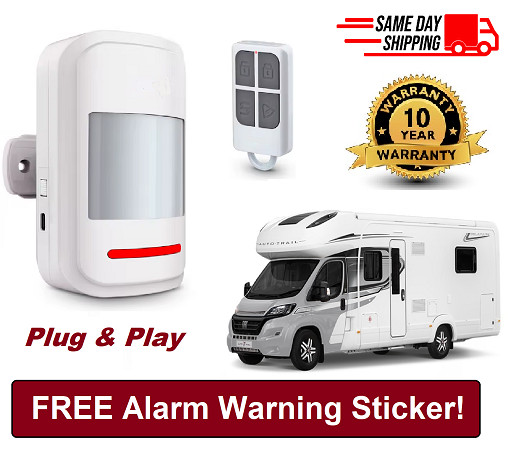 Camper-Van-Motorhome-Caravan Wireless Remote Alarm Security Entry Motion Sensor