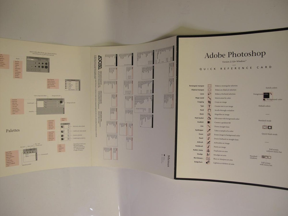 Adobe Photoshop Vintage software 2.5