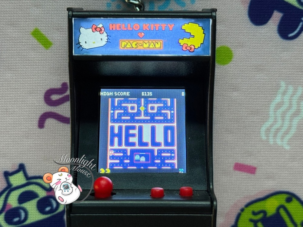 Hello Kitty x Pacman Tiny Arcade World's Smallest Virtual Pet Toy 2020