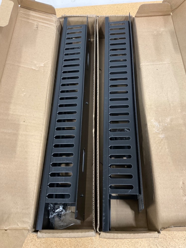 Lot of 2 2U Horizontal Cable Management Panel