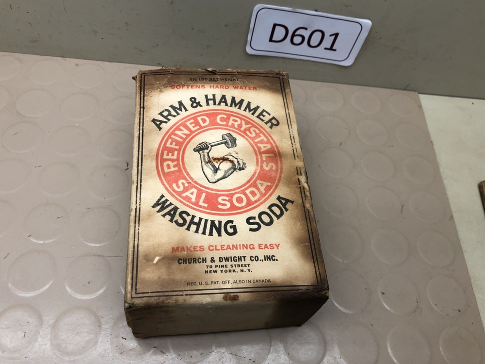 Vintage Arm & Hammer Washing Soda - Empty Box