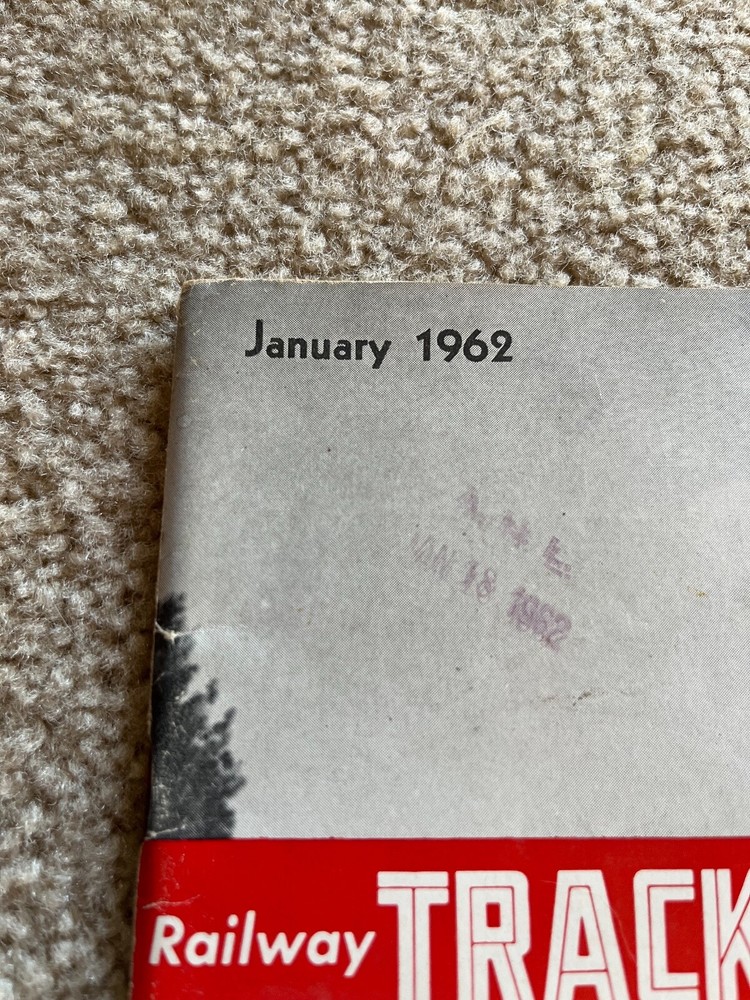 Railway Track and Structures - January 1962