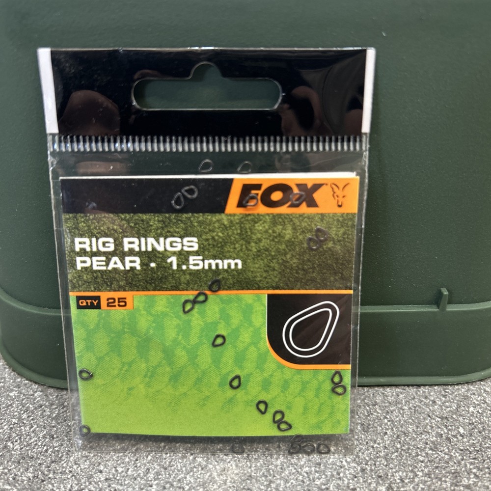 Fox Rig Rings Pear 1.5mm
