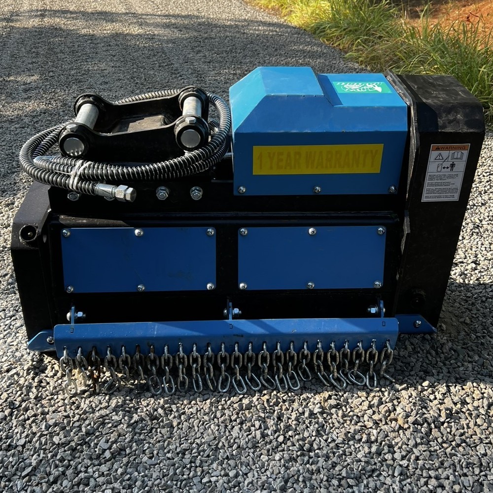 Excavator Forestry Drum Mulcher Head Attachment For 4-8 Ton Weight Classes