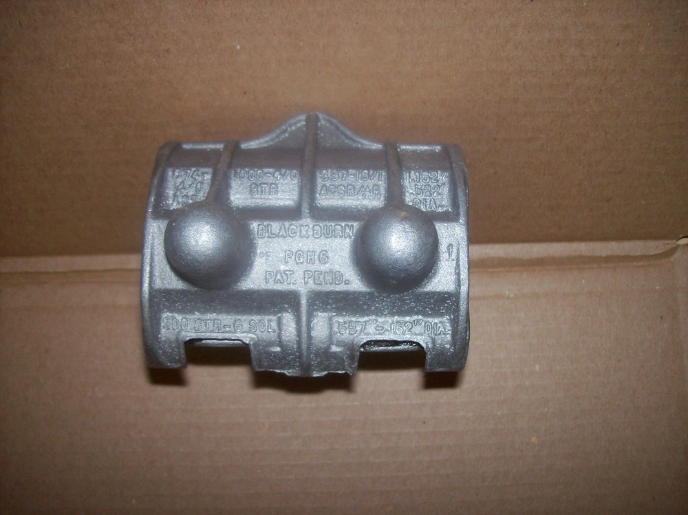 New - Blackburn PGH6 Adjustable Ground Clamp Lineman Connector