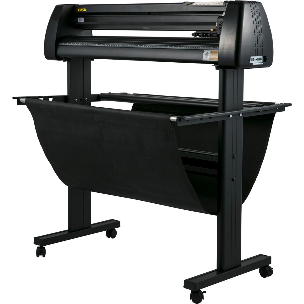 VEVOR 34" Vinyl Plotter Cutting Machine Kit w/Sign Software 3 Blade LCD Screen