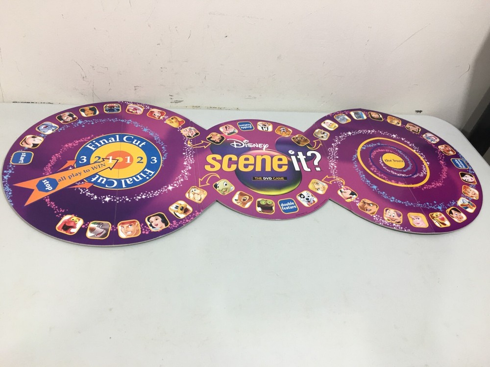 Disney Scene It? (GAME BOARD ONLY) Parts Pieces