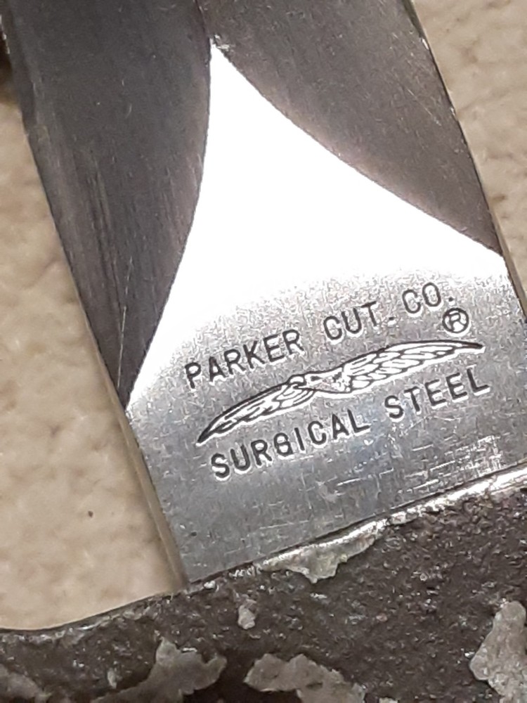 Parker Cut. Co. Boot Dagger Fixed Blade Knife W Leather Sheath