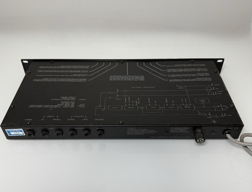 Vintage Alesis XT Digital Reverb