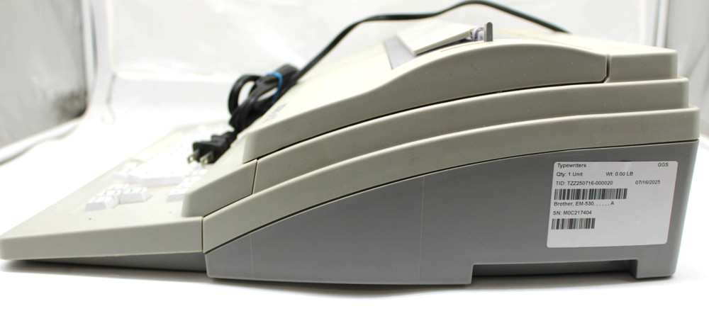 Brother EM-530 Model BEM-530 Electronic Typewriter Word Processor - Tested