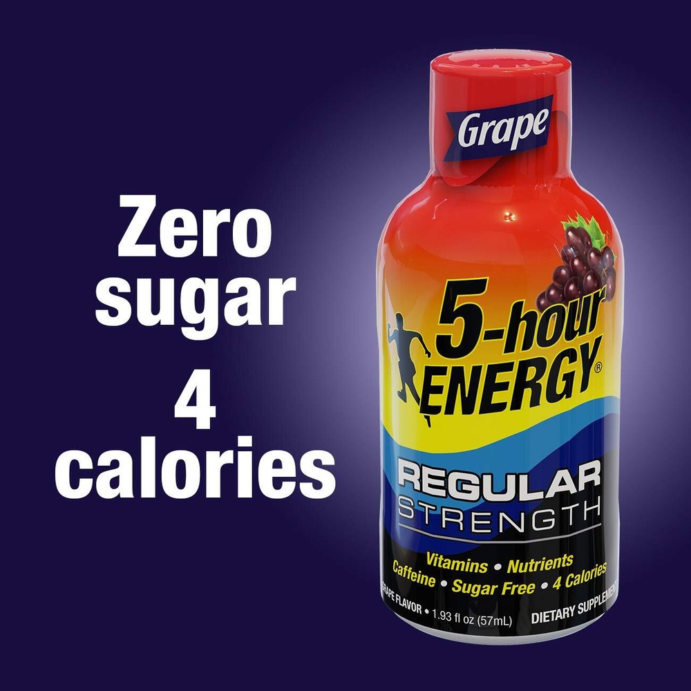 Regular Strength 5-hour ENERGY Shots � Berry � 24 Count