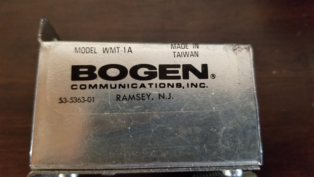 BOGEN COMMUNICATION WMT-1A / WMT1A (USED)