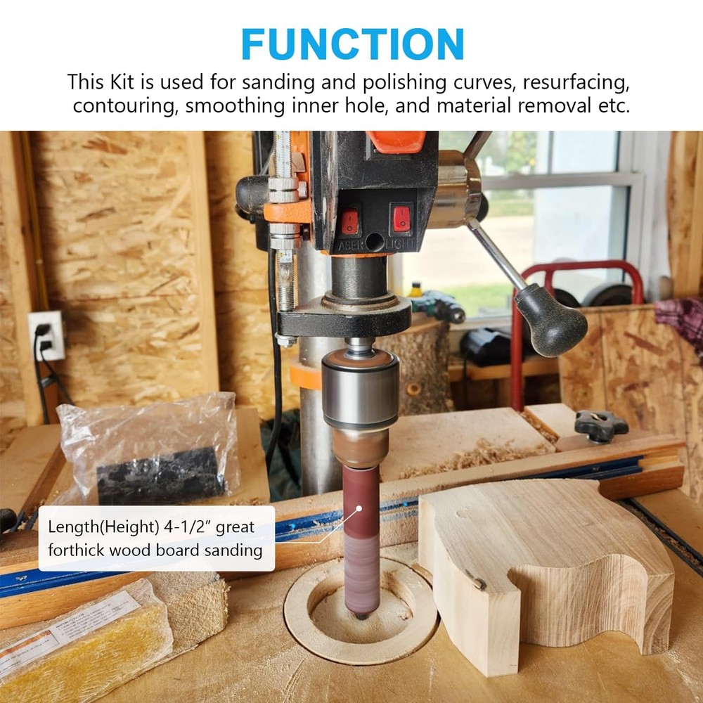 scottchen PRO Spindle Sander Adaptor 4-1/2" x 1/2" 4-1/2‘’ spindle sander