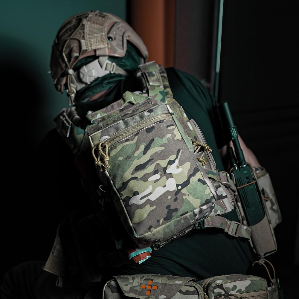 Tactical GP Wide/Tall Pouch,Molle General Purpose Pouches,Structured Horizont...