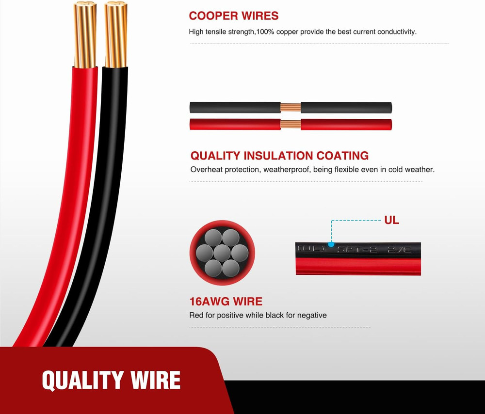 Nilight Car Cigarette Lighter Splitter Plug Socket 2-Way Splitter Splits 1 Car C