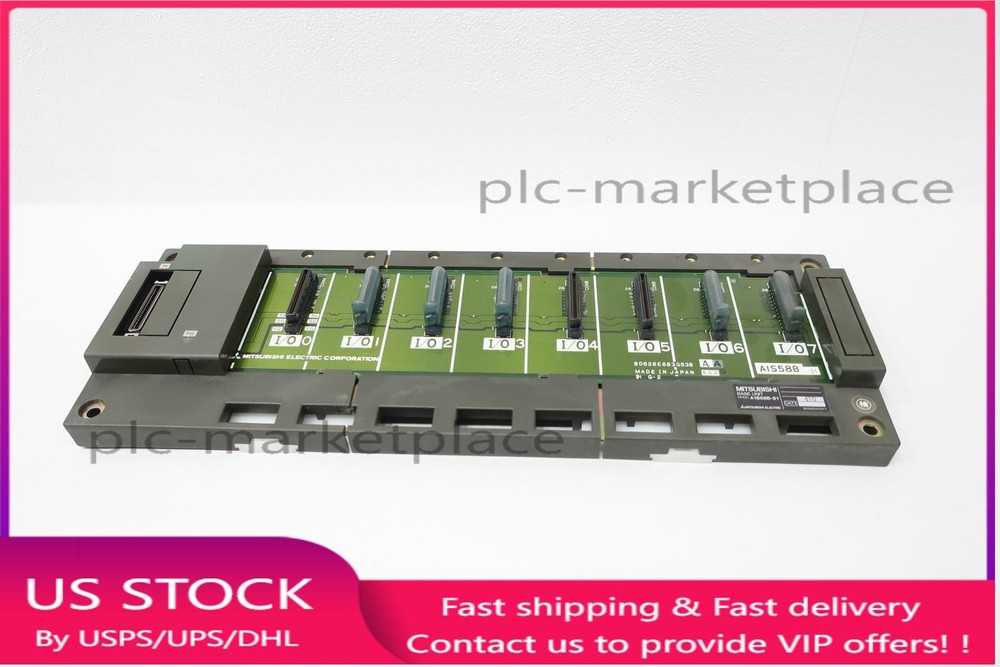 Mitsubishi A1S58B-S1 Base Unit Module 7 I/o