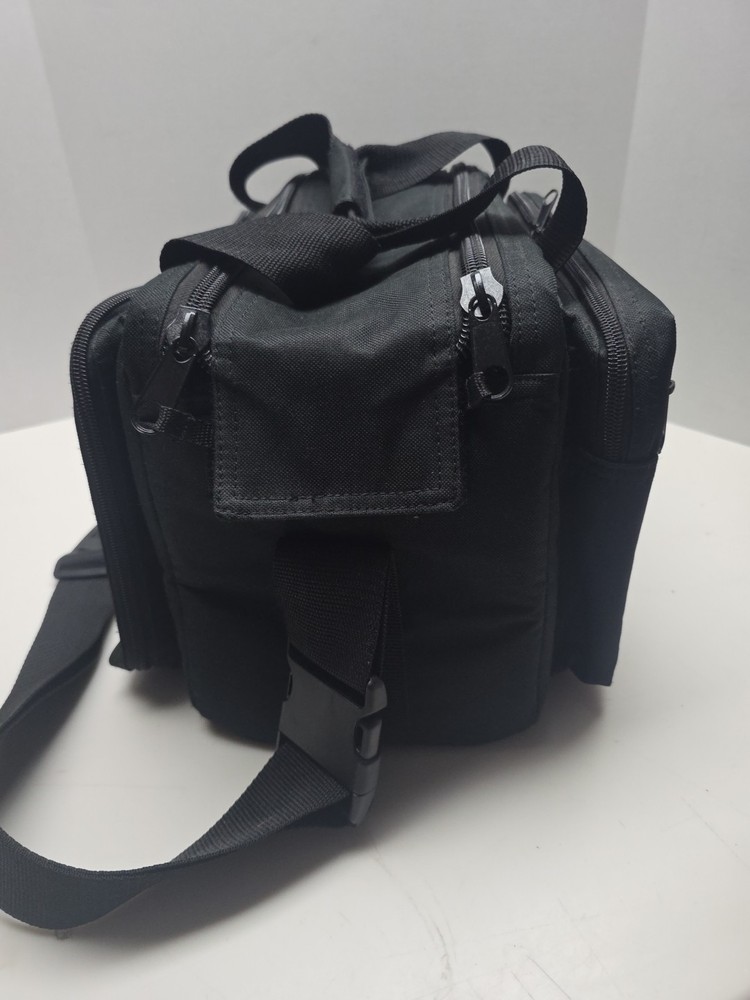 Tactical Performance Shooting Range Bag Black Padded Excellent Condition