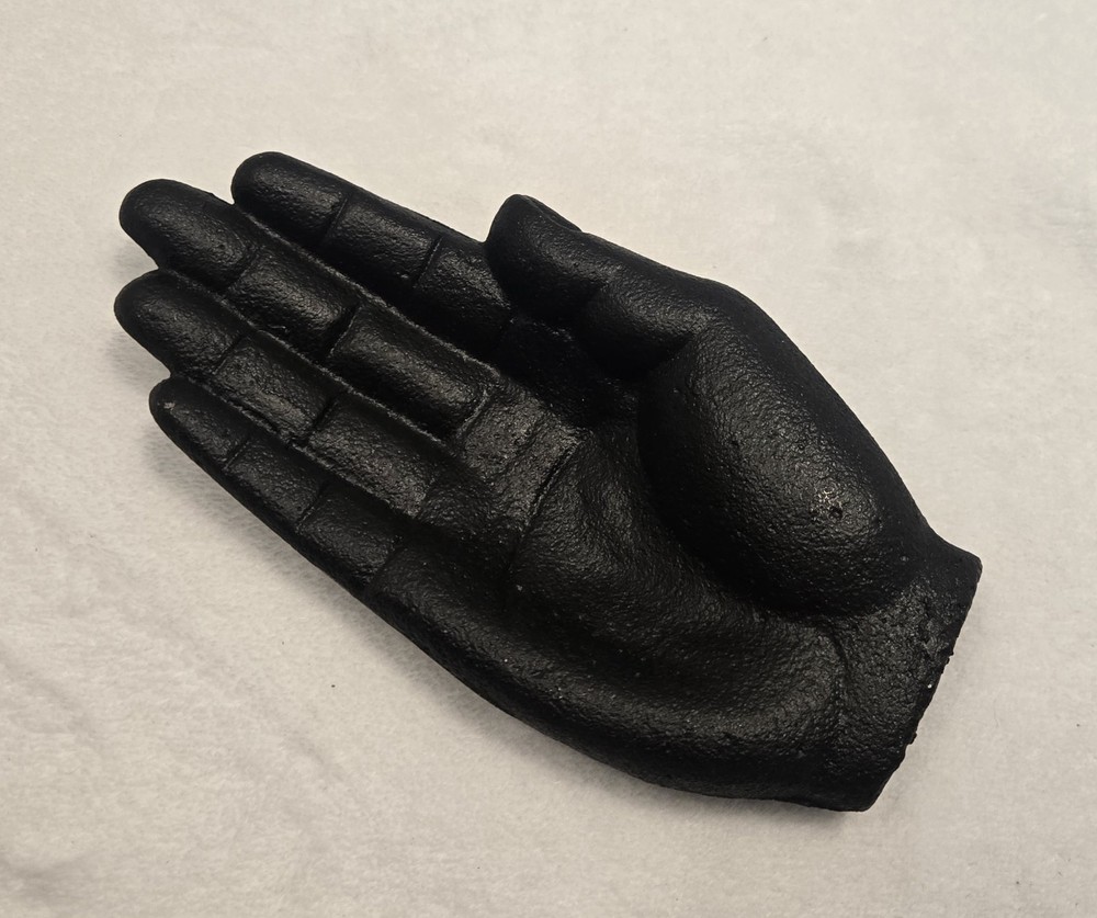 Cast Iron Single Right Hand Tray/Dish Black