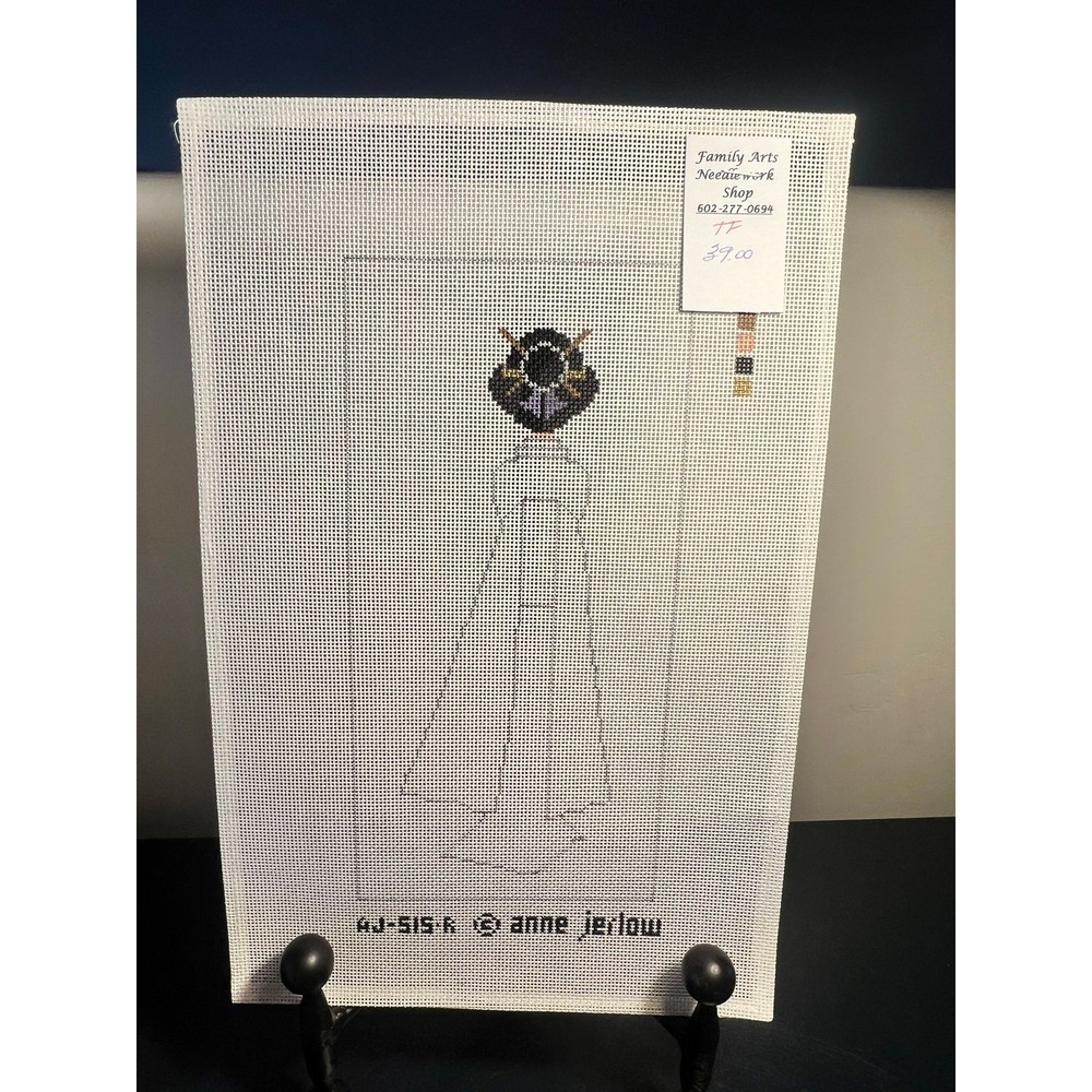 Anne Jerlow Hand Painted Needlepoint Canvas AJ-515-R Pattern