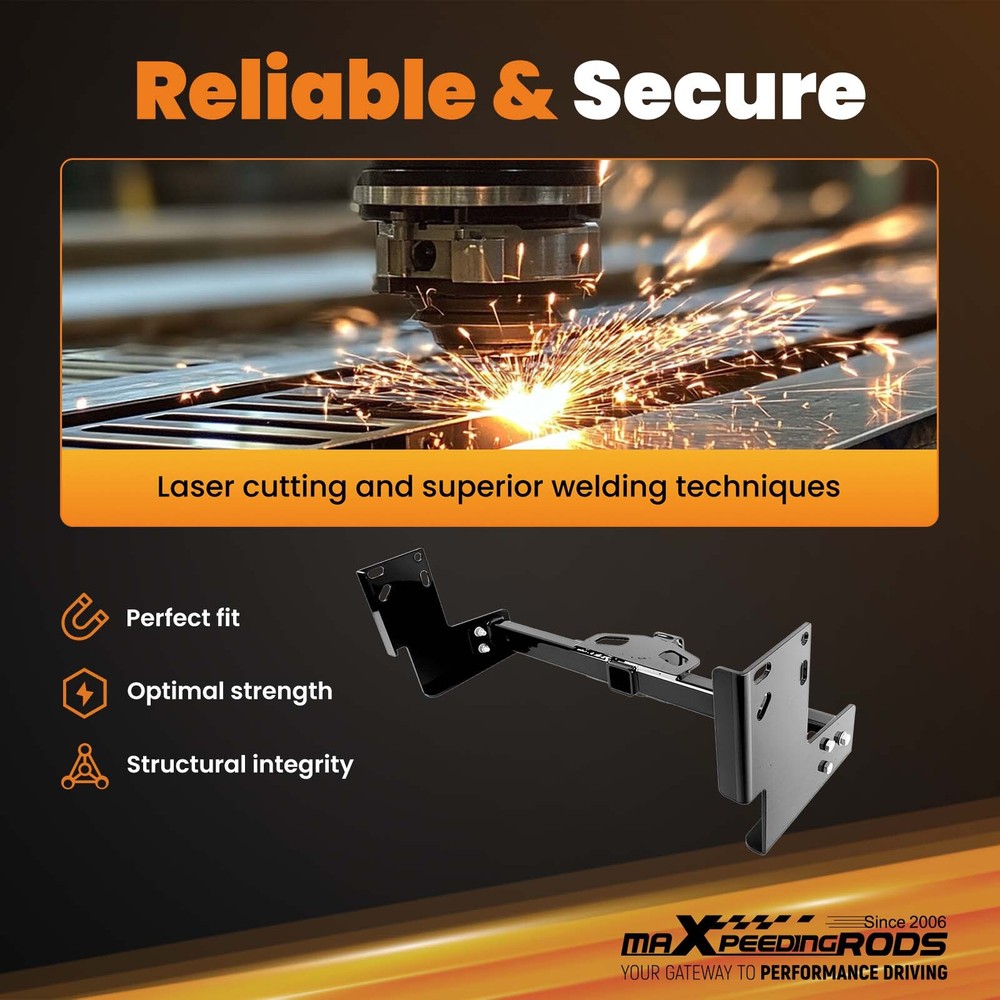 2" Class 3 Trailer Hitch Receiver For Sprinter 2500/3500 2007-2025 Rear Mount