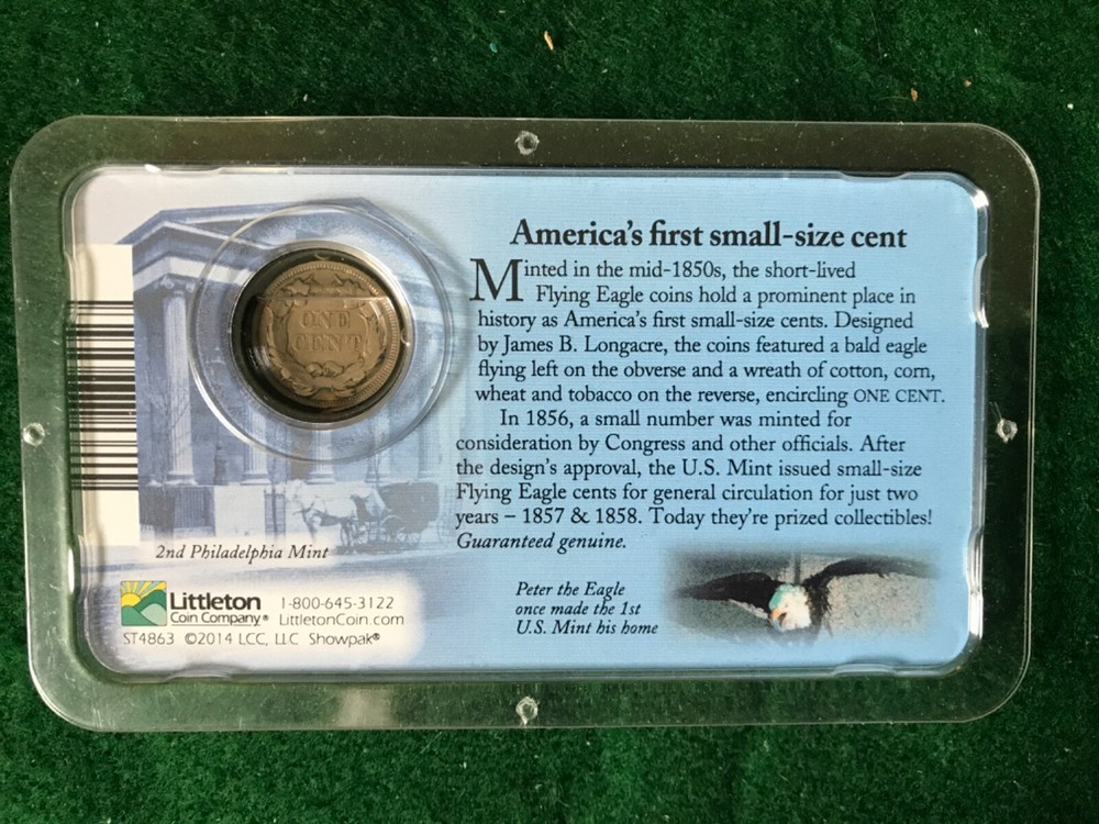 1857 Flying Eagle Cent -T12