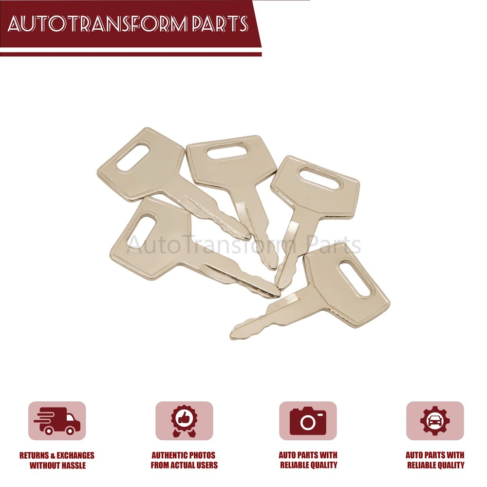 NEW 5PCS Fits Excavator & Track Loader H806 For Takeuchi Keys