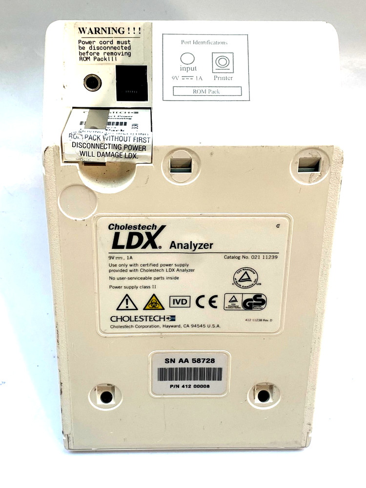 Cholestech LDX Analyzer NO AC included