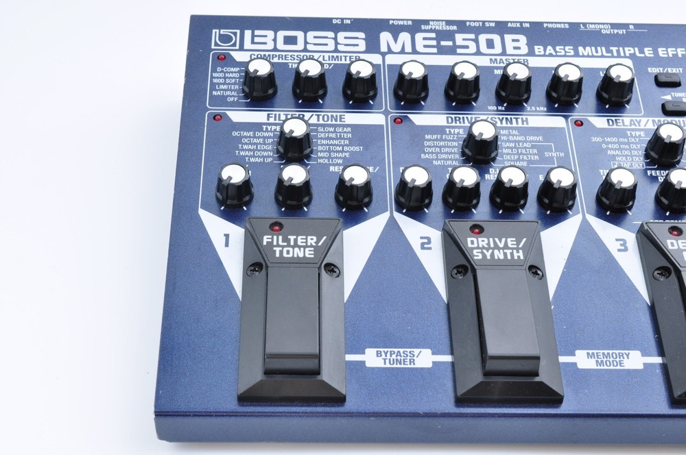 Boss ME-50B Base Multiple Effects 2011 w/Adapter Working C2B7819