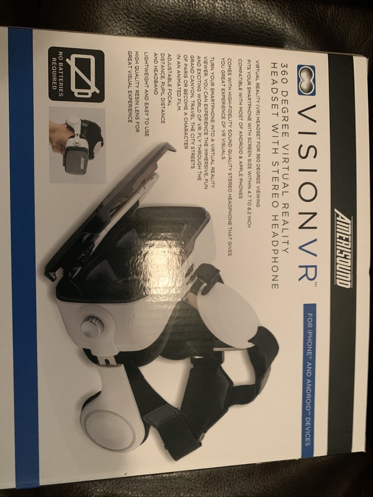 Vr Headset for Iphone and Androids (Brand New)
