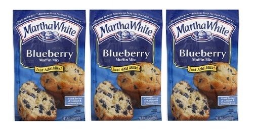 Martha White Blueberry Muffin Mix 3 Bag Pack