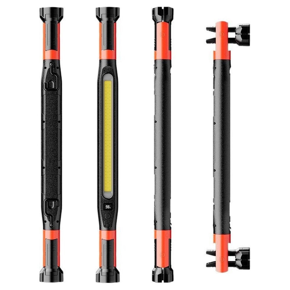 Magnetic Led Work Light USB Rechargeable Flashlight Handheld/Hanging Workshop