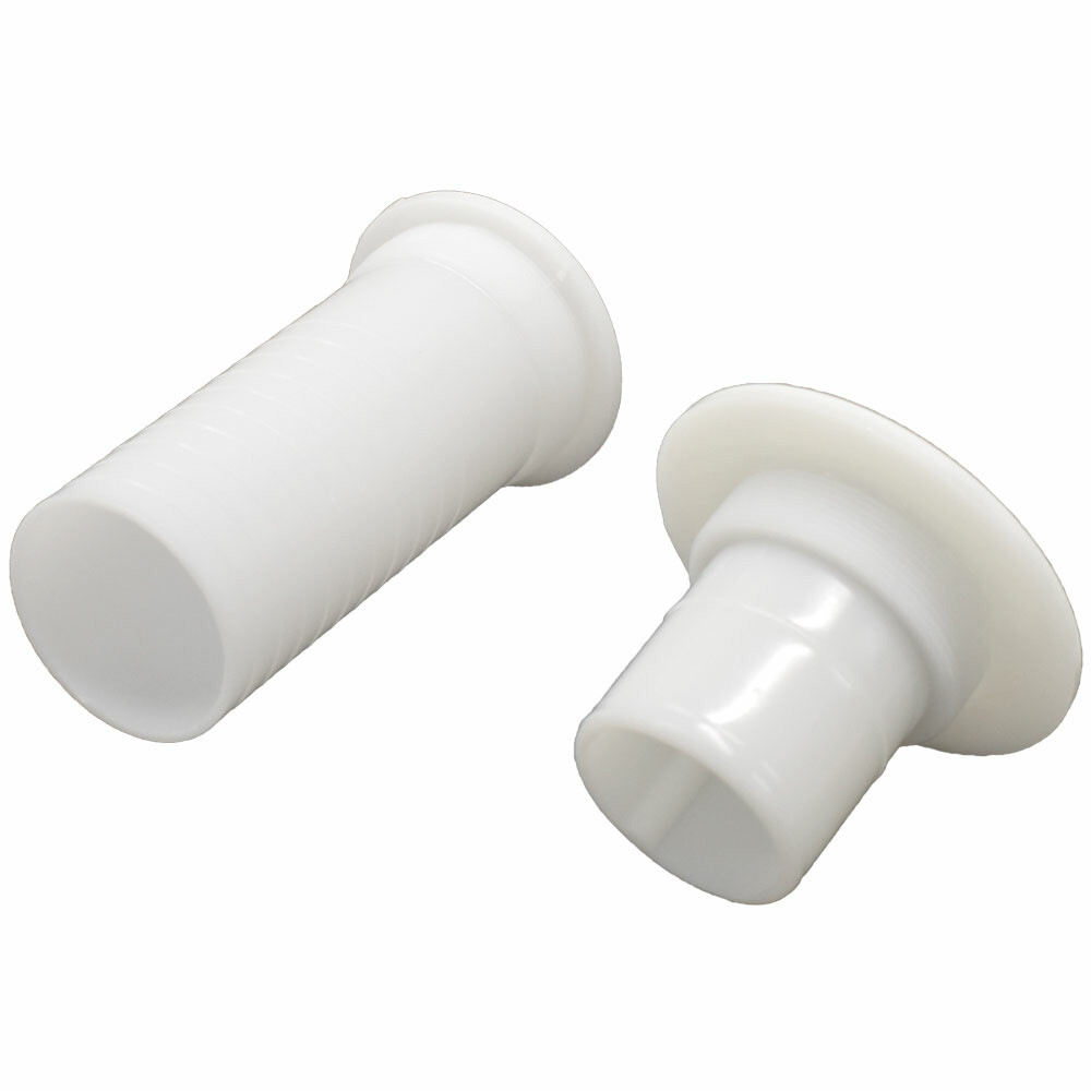 Perko Boat Thru Hull Scupper 0343DP | Adjustable 1 7/8 Inch White