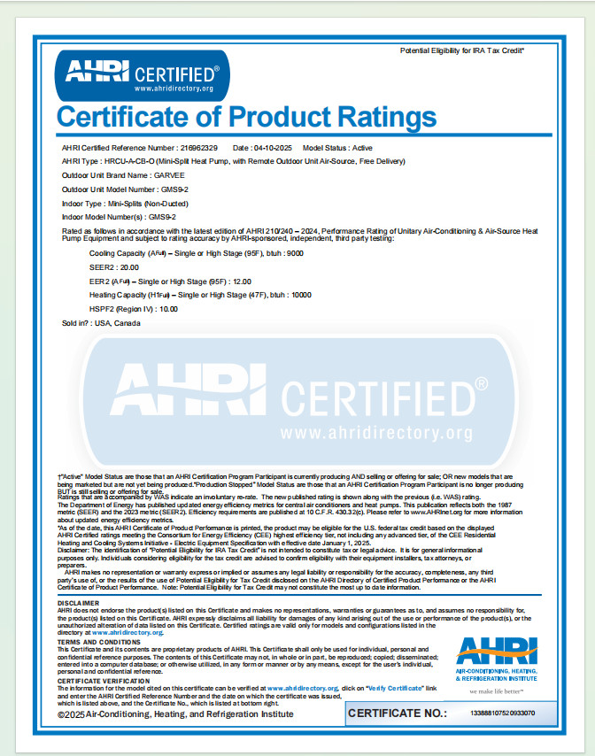 ✅9000 BTU Mini Split AC/Heating System Air Conditioner WIFI Energy Efficient