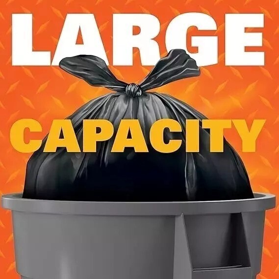 Hefty Easy Flaps Large Trash Bags, 30 Gallon, 40 Counts