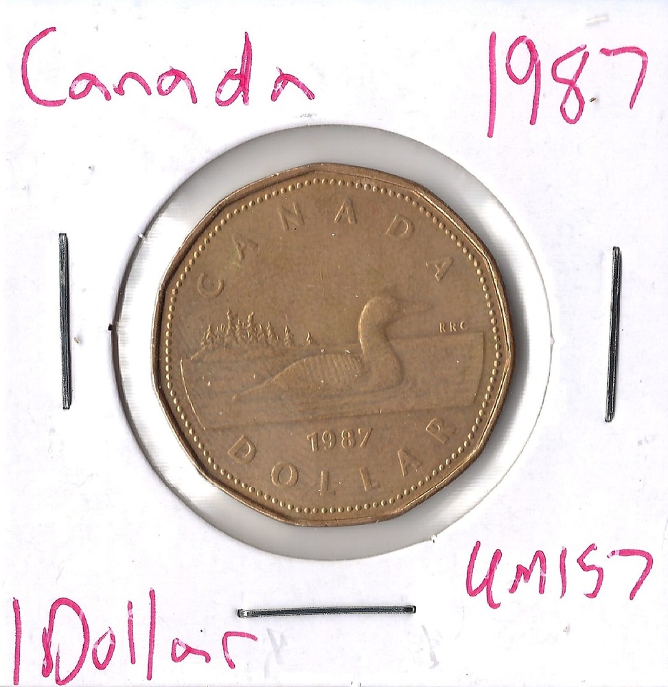 Coin Canada 1 Dollar 1987 KM157