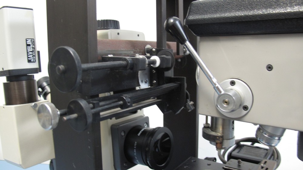 Precision Servo Drill Press System Servo Products With Olympus SZH Microscope