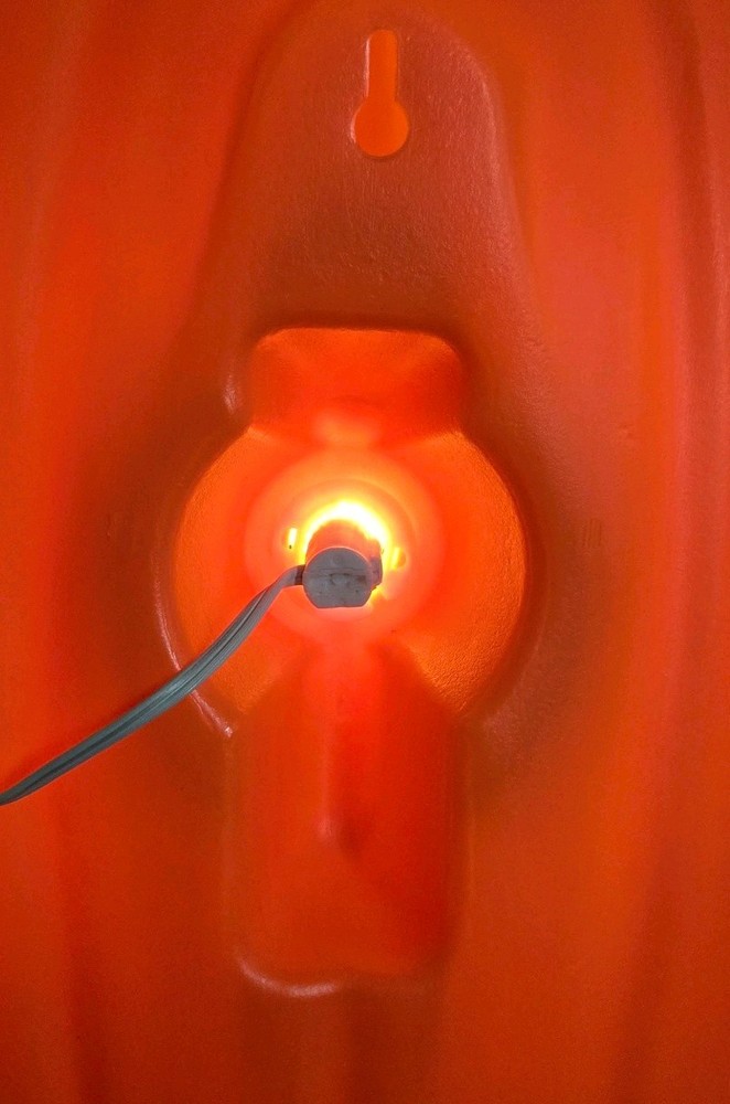 Vintage Jack O'Lantern Plug In Light-Up Blow Mold Pumpkin