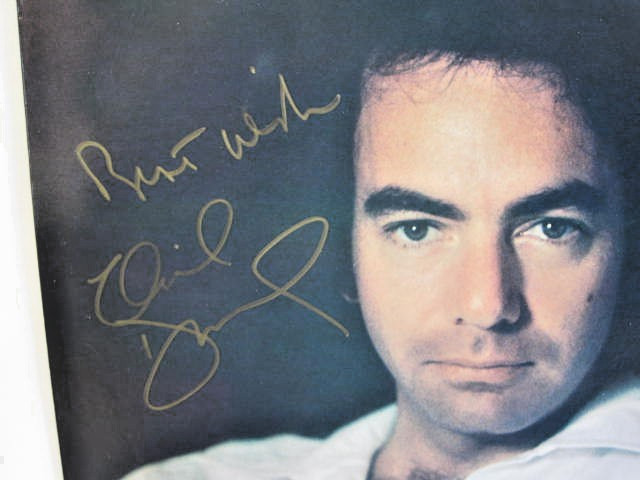 NEIL DIAMOND-SIGNED- "SEPTEMBER MORN" LP VINYL- AUTHENTICATED HOLOGRAM AND CERT